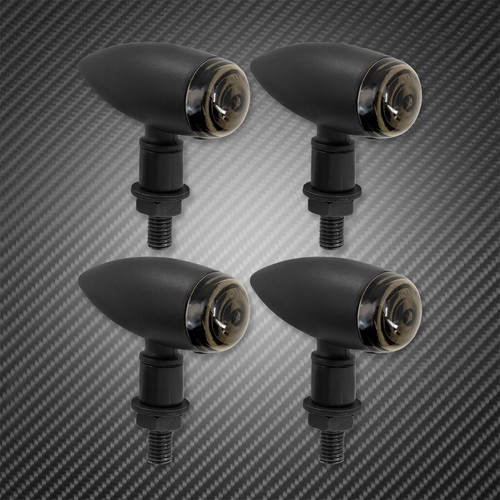 Black motorcycle bullet - black,
