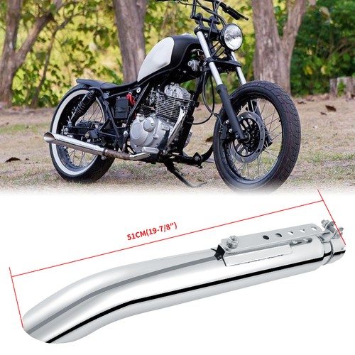 Motorcycle slip on exhaust - 20", slip-on