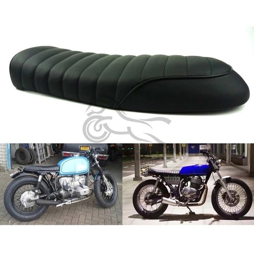 Black motorcycle seat - seat, &
