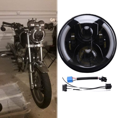 Motorbike led headlight - 7'',