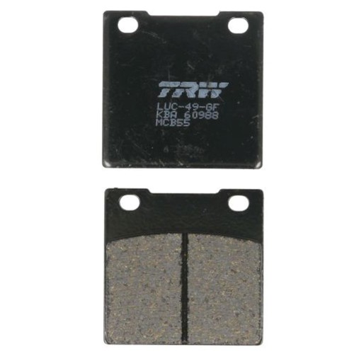 Trw front brake pads fit - front,
