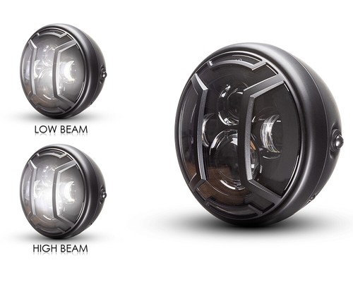 Led headlight with armour - led,
