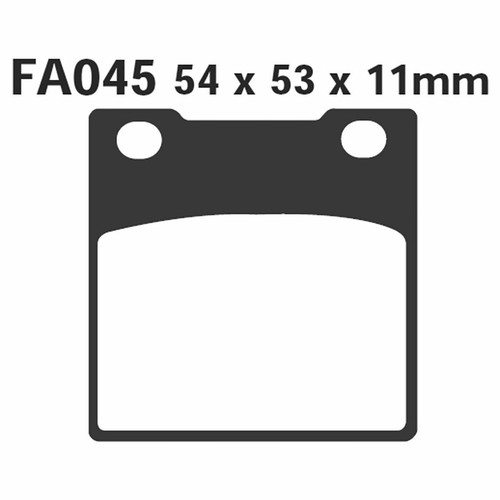 Pair pads ebc fa045 for - of,