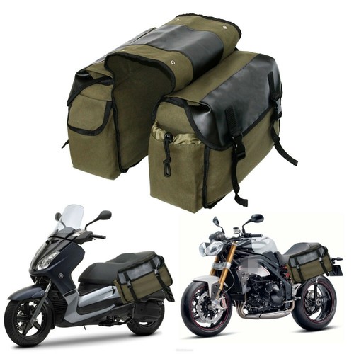 Motorcycle rear seat bag two - motorcycle,