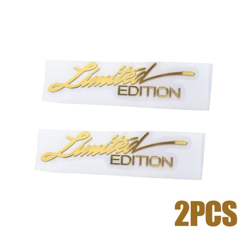 Gold limited edition emblem - edition,