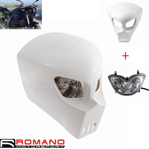 White skull mask custom - skull,