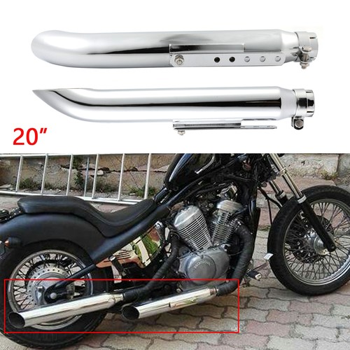 2pcs slip on exhaust - 2pcs, 20"