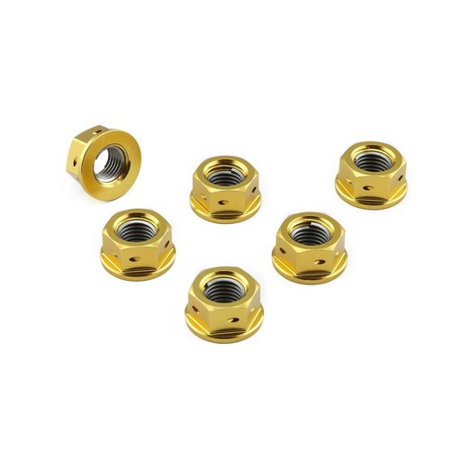 Rear sprocket nuts gold - sprocket,