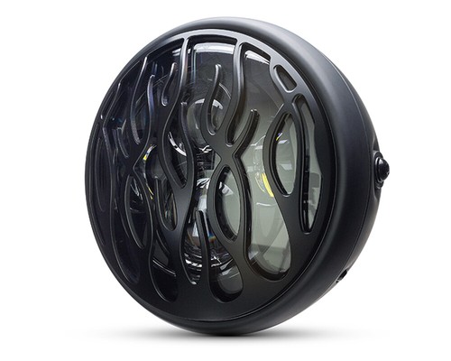 Led headlight with flame - led,