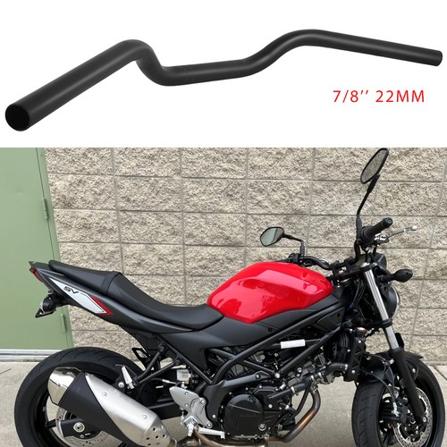 Matte black motorcycle - matte, 7/8"