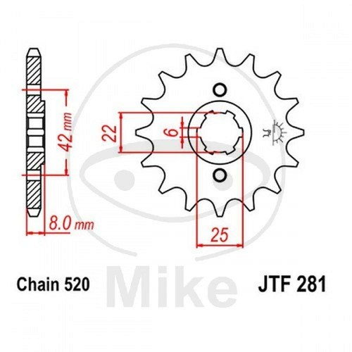 Sprocket z14 520 726 for - sprocket,